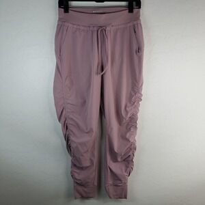 Athleta Pants Women's 2  Mauve Ruched Attitude Jogger Pants‎